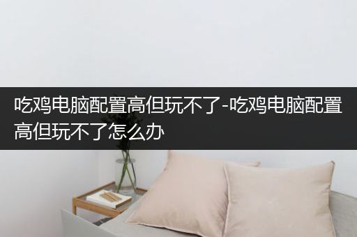 吃鸡电脑配置高但玩不了-吃鸡电脑配置高但玩不了怎么办
