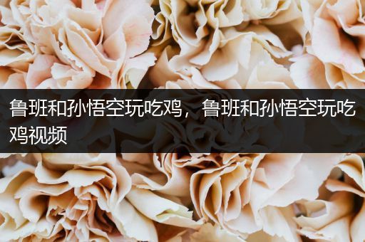鲁班和孙悟空玩吃鸡，鲁班和孙悟空玩吃鸡视频