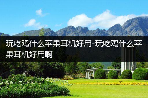 玩吃鸡什么苹果耳机好用-玩吃鸡什么苹果耳机好用啊