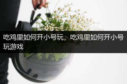 吃鸡里如何开小号玩，吃鸡里如何开小号玩游戏
