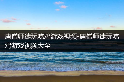 唐僧师徒玩吃鸡游戏视频-唐僧师徒玩吃鸡游戏视频大全
