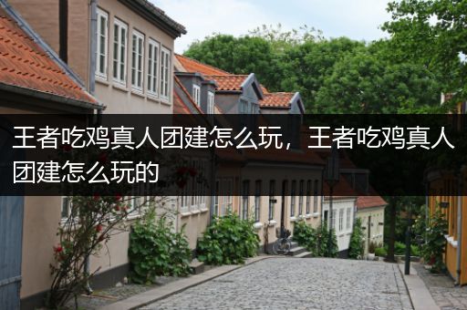 王者吃鸡真人团建怎么玩，王者吃鸡真人团建怎么玩的