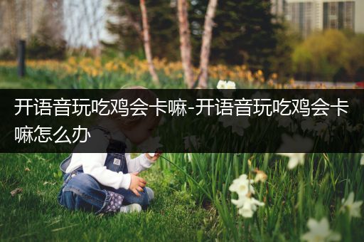 开语音玩吃鸡会卡嘛-开语音玩吃鸡会卡嘛怎么办