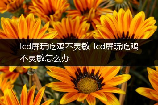 lcd屏玩吃鸡不灵敏-lcd屏玩吃鸡不灵敏怎么办