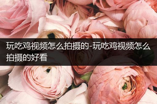 玩吃鸡视频怎么拍摄的-玩吃鸡视频怎么拍摄的好看