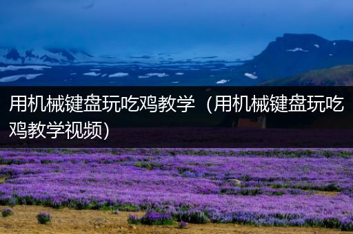 用机械键盘玩吃鸡教学（用机械键盘玩吃鸡教学视频）