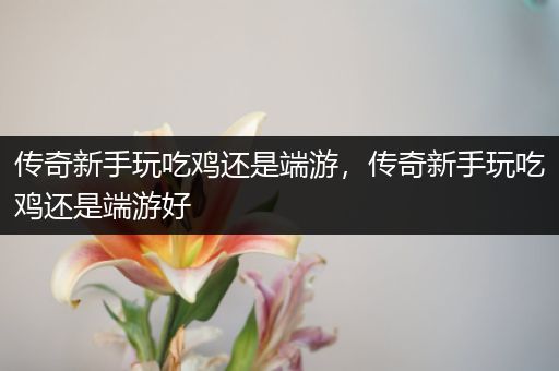 传奇新手玩吃鸡还是端游，传奇新手玩吃鸡还是端游好