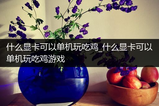 什么显卡可以单机玩吃鸡_什么显卡可以单机玩吃鸡游戏