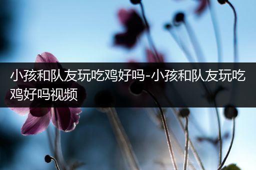 小孩和队友玩吃鸡好吗-小孩和队友玩吃鸡好吗视频