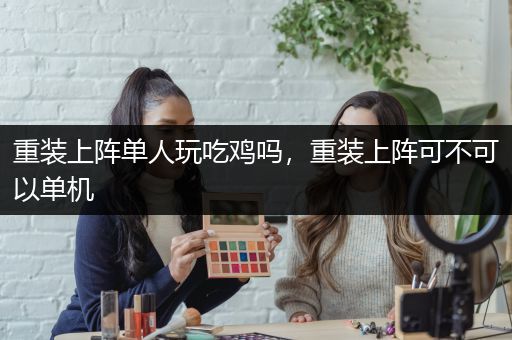 重装上阵单人玩吃鸡吗，重装上阵可不可以单机