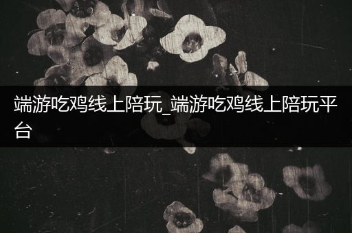 端游吃鸡线上陪玩_端游吃鸡线上陪玩平台