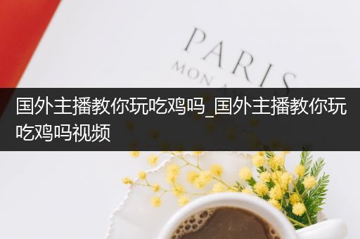 国外主播教你玩吃鸡吗_国外主播教你玩吃鸡吗视频