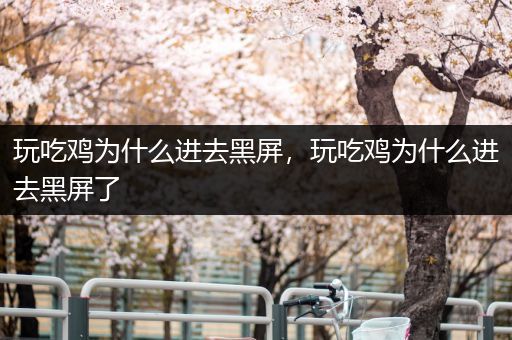 玩吃鸡为什么进去黑屏，玩吃鸡为什么进去黑屏了