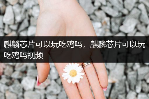 麒麟芯片可以玩吃鸡吗，麒麟芯片可以玩吃鸡吗视频