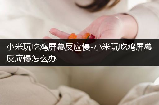 小米玩吃鸡屏幕反应慢-小米玩吃鸡屏幕反应慢怎么办