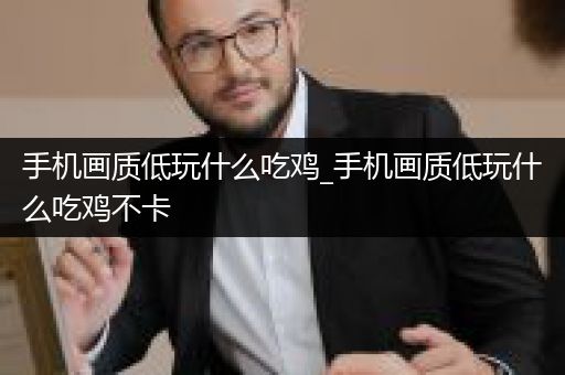 手机画质低玩什么吃鸡_手机画质低玩什么吃鸡不卡