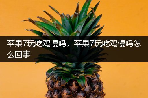 苹果7玩吃鸡慢吗，苹果7玩吃鸡慢吗怎么回事