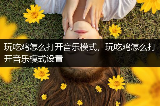玩吃鸡怎么打开音乐模式，玩吃鸡怎么打开音乐模式设置