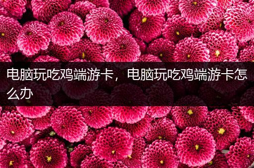 电脑玩吃鸡端游卡，电脑玩吃鸡端游卡怎么办