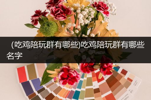 （吃鸡陪玩群有哪些)吃鸡陪玩群有哪些名字