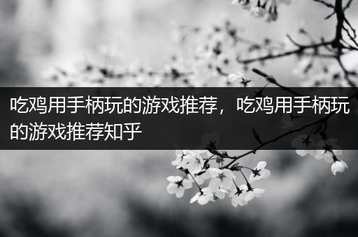 吃鸡用手柄玩的游戏推荐，吃鸡用手柄玩的游戏推荐知乎