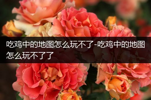 吃鸡中的地图怎么玩不了-吃鸡中的地图怎么玩不了了