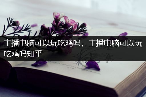 主播电脑可以玩吃鸡吗，主播电脑可以玩吃鸡吗知乎