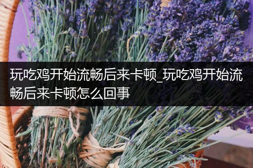 玩吃鸡开始流畅后来卡顿_玩吃鸡开始流畅后来卡顿怎么回事