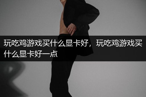 玩吃鸡游戏买什么显卡好，玩吃鸡游戏买什么显卡好一点