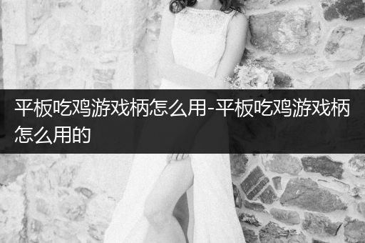 平板吃鸡游戏柄怎么用-平板吃鸡游戏柄怎么用的