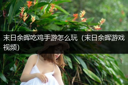 末日余晖吃鸡手游怎么玩（末日余晖游戏视频）