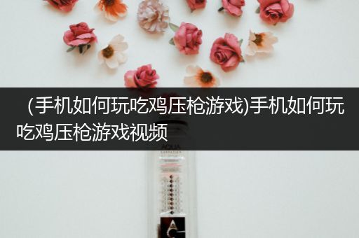 （手机如何玩吃鸡压枪游戏)手机如何玩吃鸡压枪游戏视频
