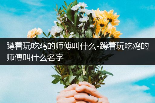 蹲着玩吃鸡的师傅叫什么-蹲着玩吃鸡的师傅叫什么名字