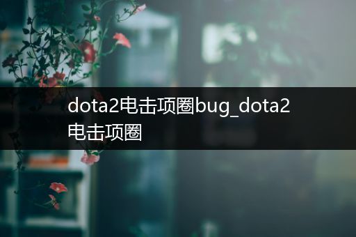 dota2电击项圈bug_dota2电击项圈