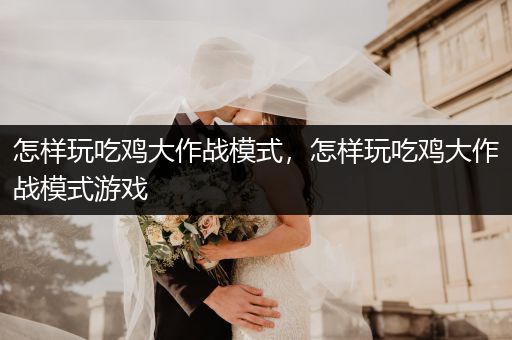 怎样玩吃鸡大作战模式，怎样玩吃鸡大作战模式游戏