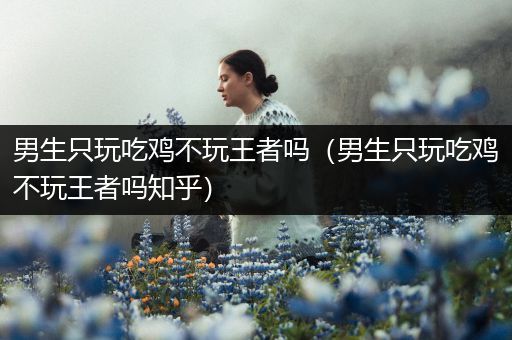 男生只玩吃鸡不玩王者吗（男生只玩吃鸡不玩王者吗知乎）