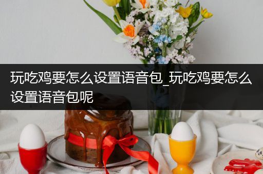 玩吃鸡要怎么设置语音包_玩吃鸡要怎么设置语音包呢