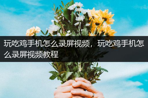 玩吃鸡手机怎么录屏视频，玩吃鸡手机怎么录屏视频教程