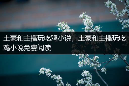 土豪和主播玩吃鸡小说，土豪和主播玩吃鸡小说免费阅读