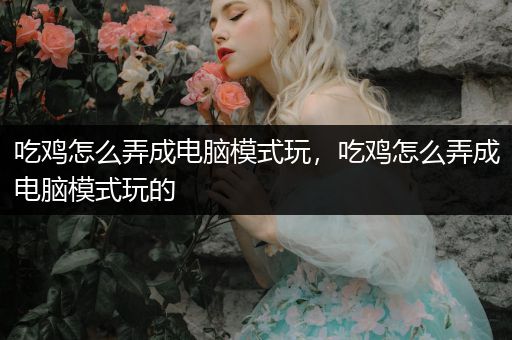 吃鸡怎么弄成电脑模式玩，吃鸡怎么弄成电脑模式玩的
