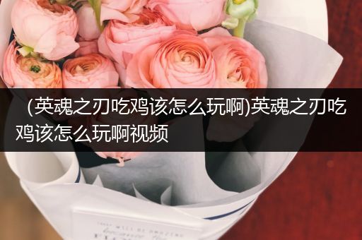 （英魂之刃吃鸡该怎么玩啊)英魂之刃吃鸡该怎么玩啊视频