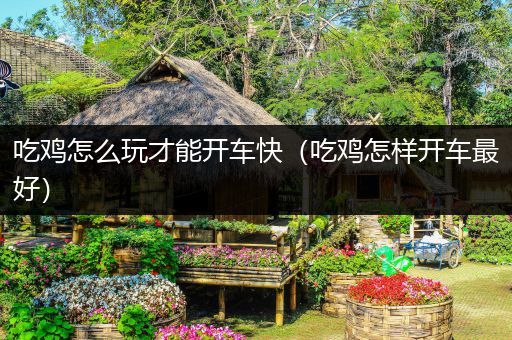 吃鸡怎么玩才能开车快（吃鸡怎样开车最好）