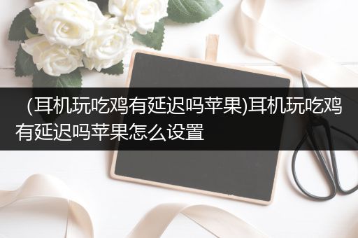 （耳机玩吃鸡有延迟吗苹果)耳机玩吃鸡有延迟吗苹果怎么设置