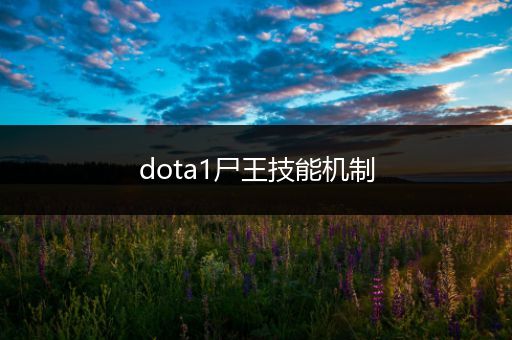 dota1尸王技能机制