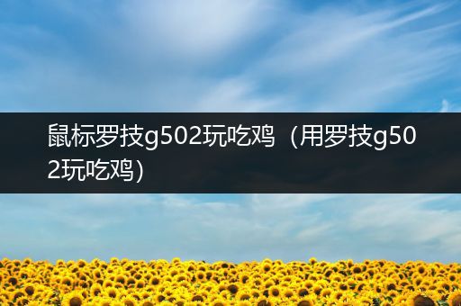 鼠标罗技g502玩吃鸡（用罗技g502玩吃鸡）