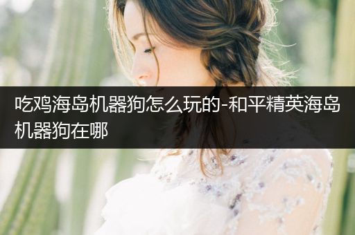 吃鸡海岛机器狗怎么玩的-和平精英海岛机器狗在哪