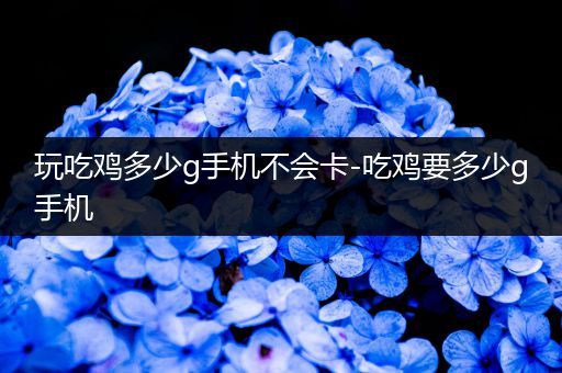 玩吃鸡多少g手机不会卡-吃鸡要多少g手机