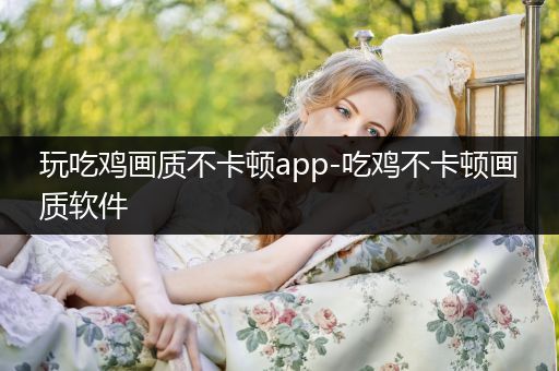 玩吃鸡画质不卡顿app-吃鸡不卡顿画质软件