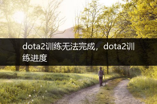 dota2训练无法完成，dota2训练进度