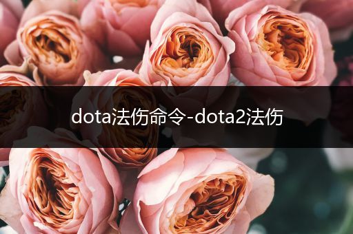 dota法伤命令-dota2法伤